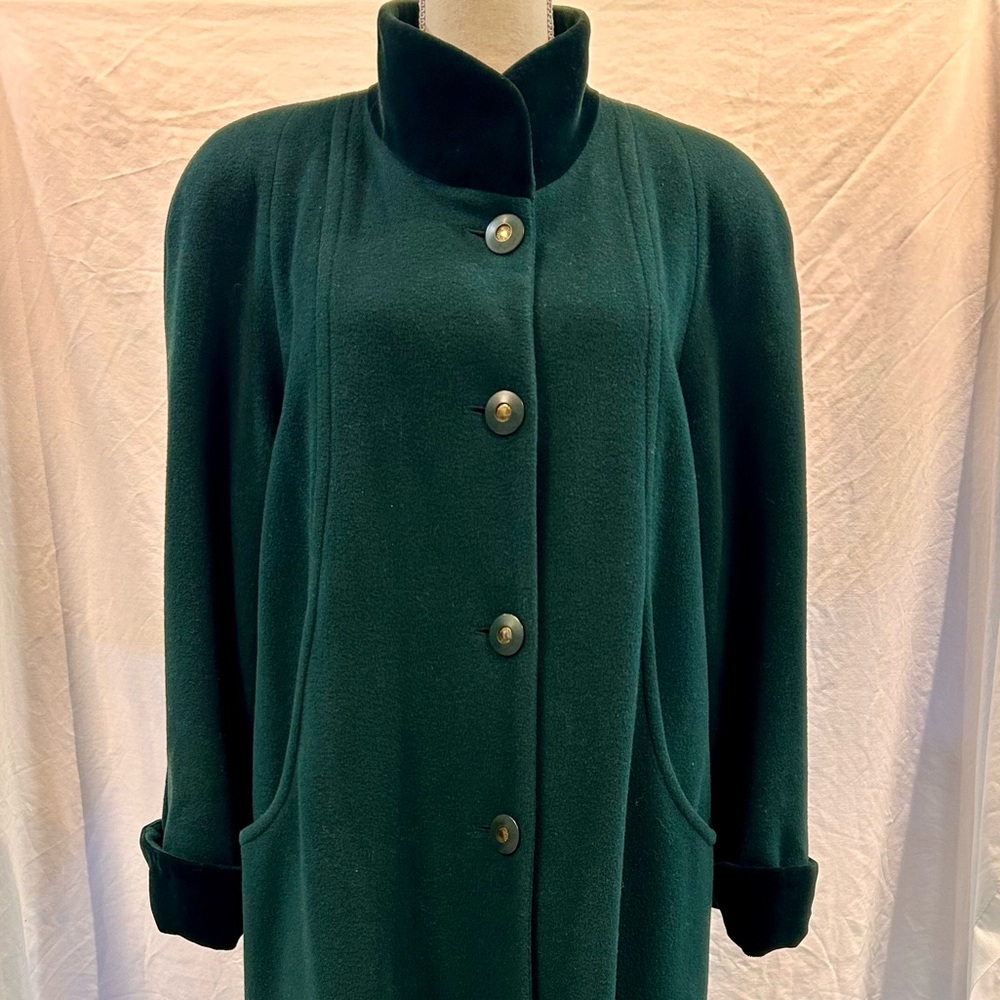 Vintage London Fog Wool Coat Petite - Picture 4 of 11